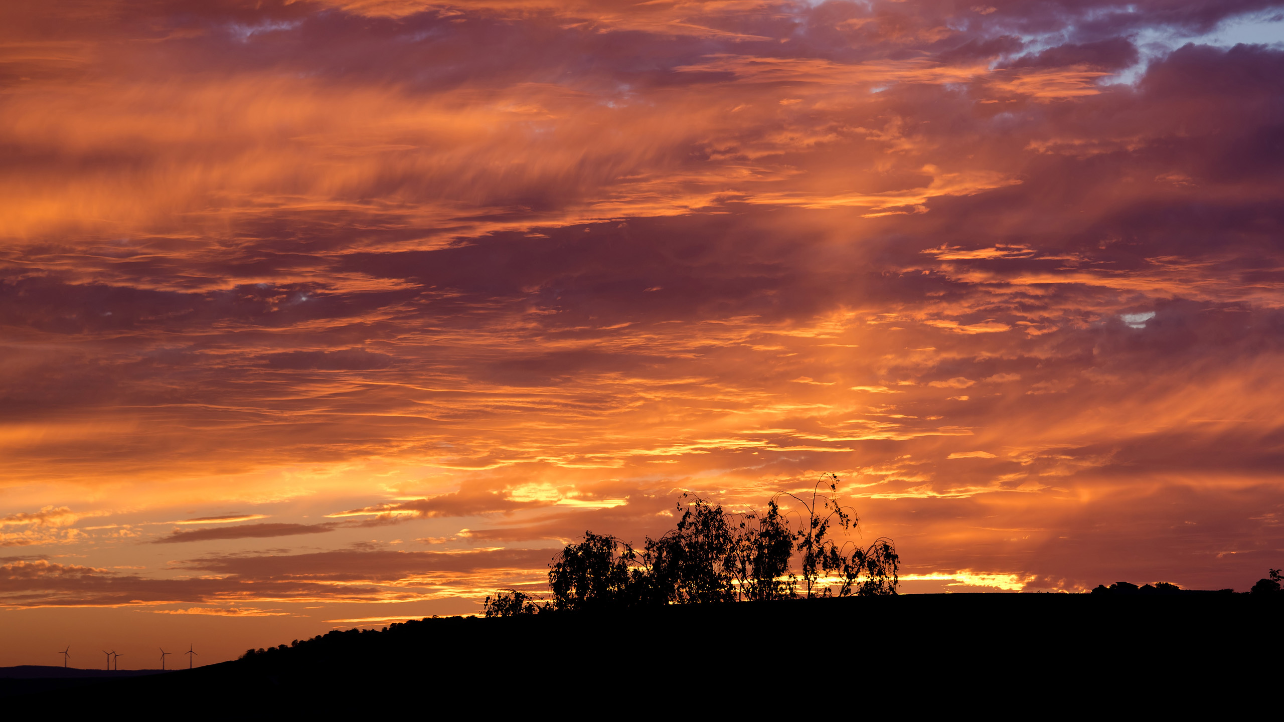 Abendrot im September